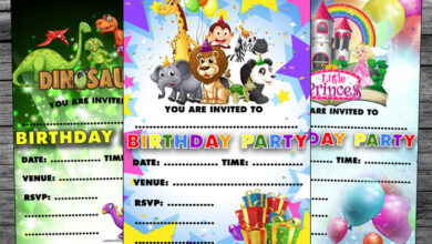 Printable Party Invites